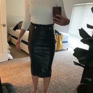 Leather Skirt